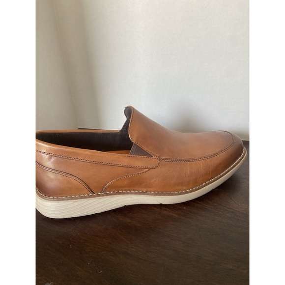 Rockport Garett Venetian Men's Cognac Loafers Sz10 - Picture 4 of 11